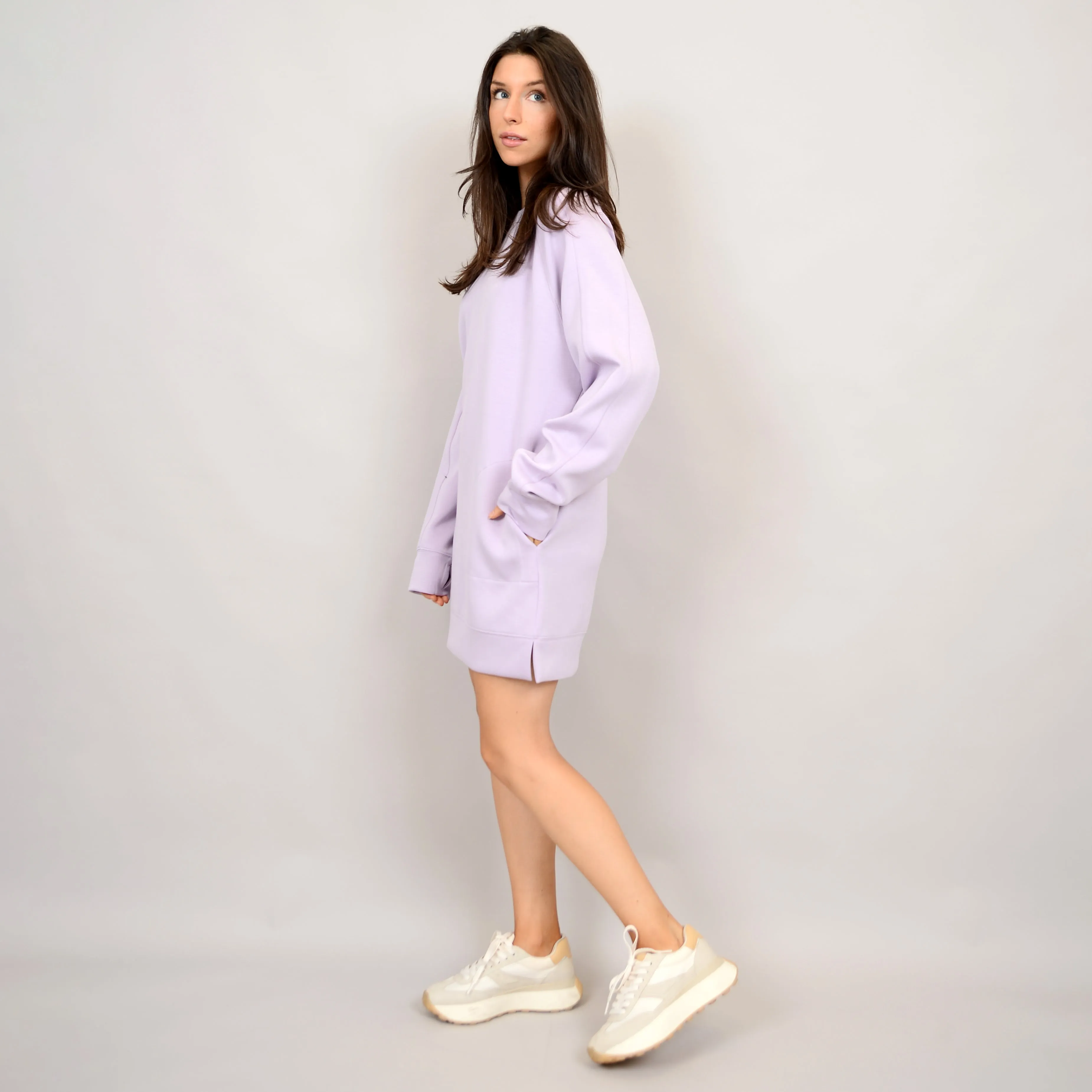 Soft Knit Alphie Dress || Lavender