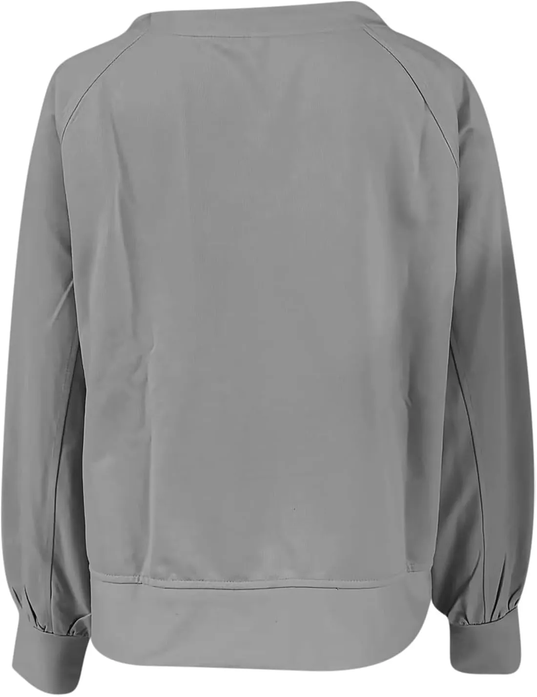 Sweatshirt for Women Oversized Long Sleeve Y2K Pullover Top Solid Crewneck Shirts 2024 Fall Outfits with Pockets