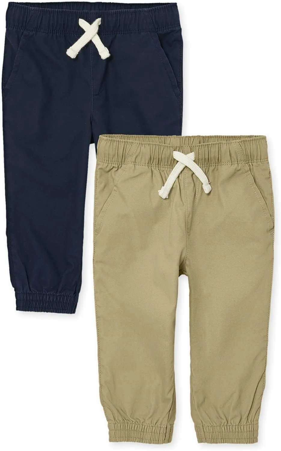 The Children's Place Baby Boys' and Toddler Stretch Pull on Jogger Pants,multipacks