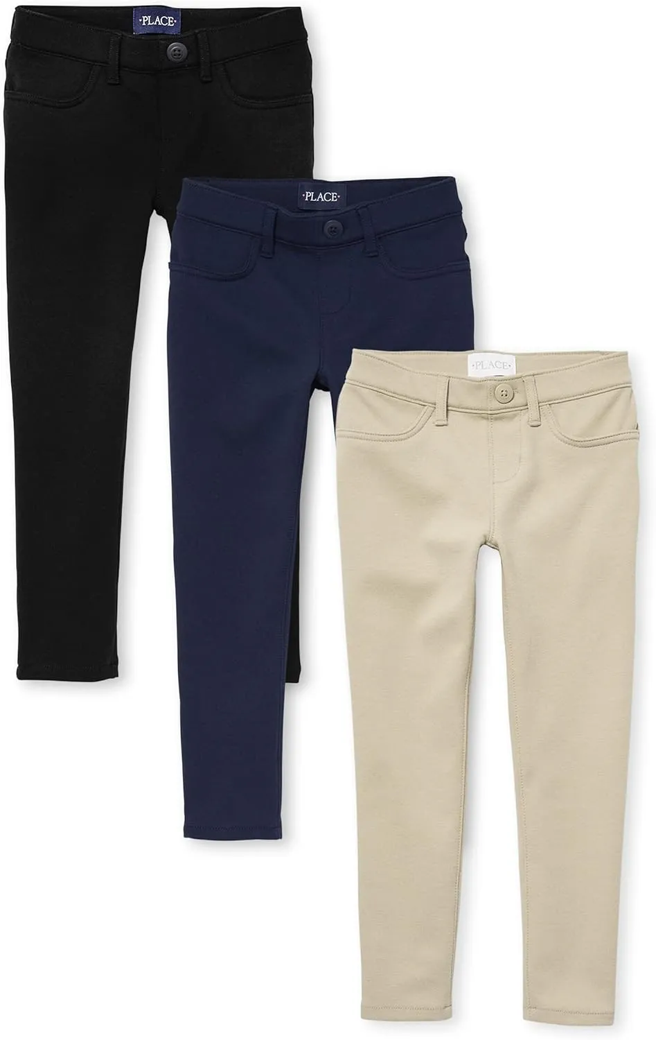 The Children's Place Girls' Ponte Knit Pull on Jeggings