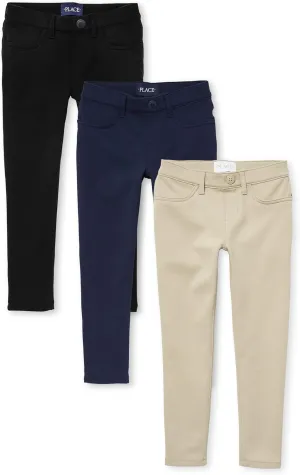 The Children's Place Girls' Ponte Knit Pull on Jeggings