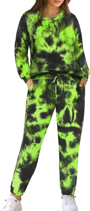 TIYOMI Plus Size 2 Piece Outfits Long Sleeved Lounge Tracksuit Travel Loungewear Sets Pajamas Tracksuit Autumn Winter