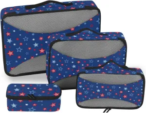 Travel Cubes for Packing 4 Set Luggage Organizer Bags Traveling Packing Cubes Packimg Cubes Usa
