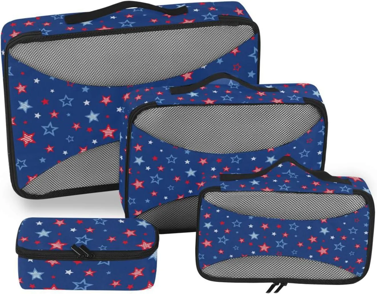 Travel Cubes for Packing 4 Set Luggage Organizer Bags Traveling Packing Cubes Packimg Cubes Usa