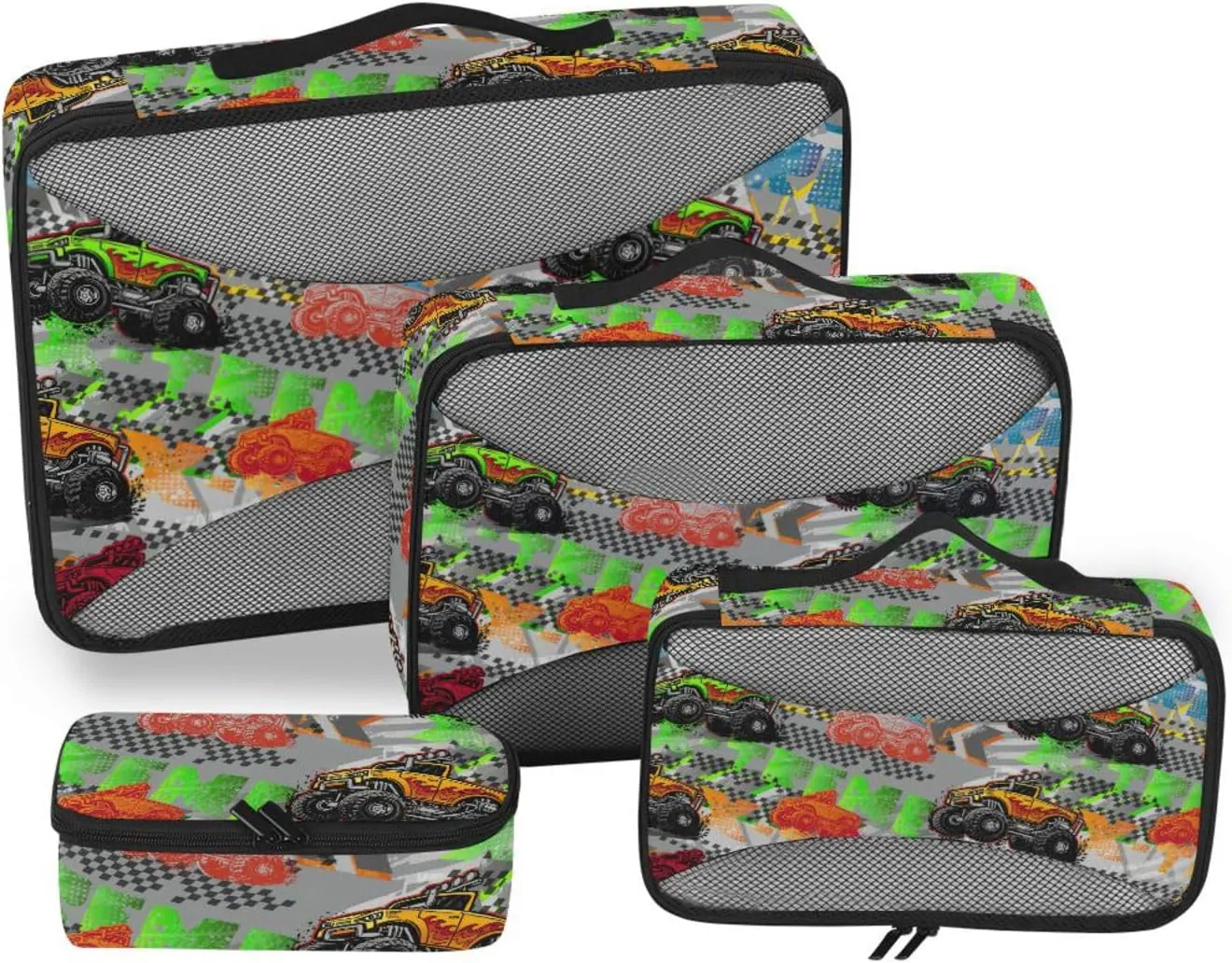 Travel Cubes for Packing Set of 4 Luggage Cubes Suitcase Cubes for Packing Oacking Cubes Truck Off Road