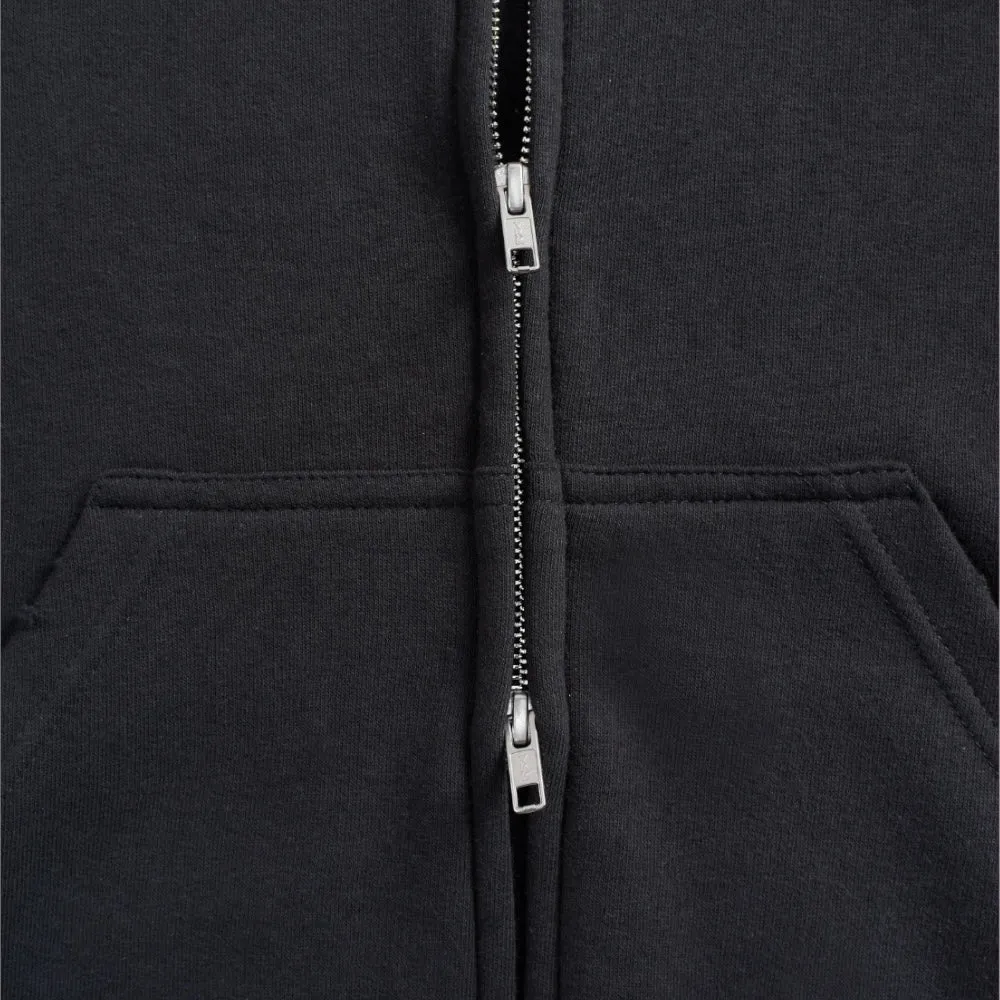 TS9505FZ | HAND DISTRESSED FULL ZIP HOODIES
