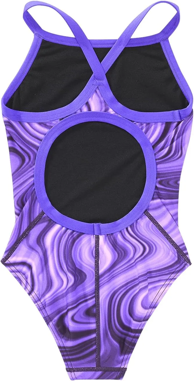 TYR Girls' Durafast Elite Diamondfit Swimsuit