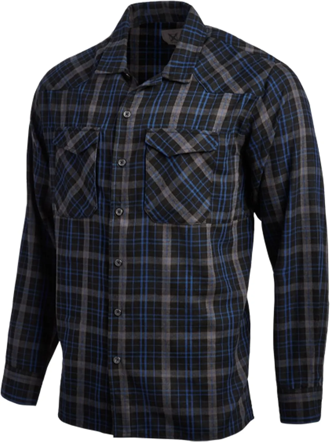Vertx Canyon Valley Mens Tactical Flannel Shirt Long Sleeve Outdoor Work Shirts with Pockets, Tactical Operations Gear