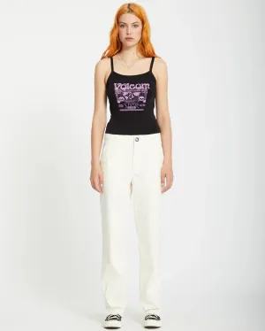 Volcom Women's Stone Kraft Pants Star White B1112401_SWH