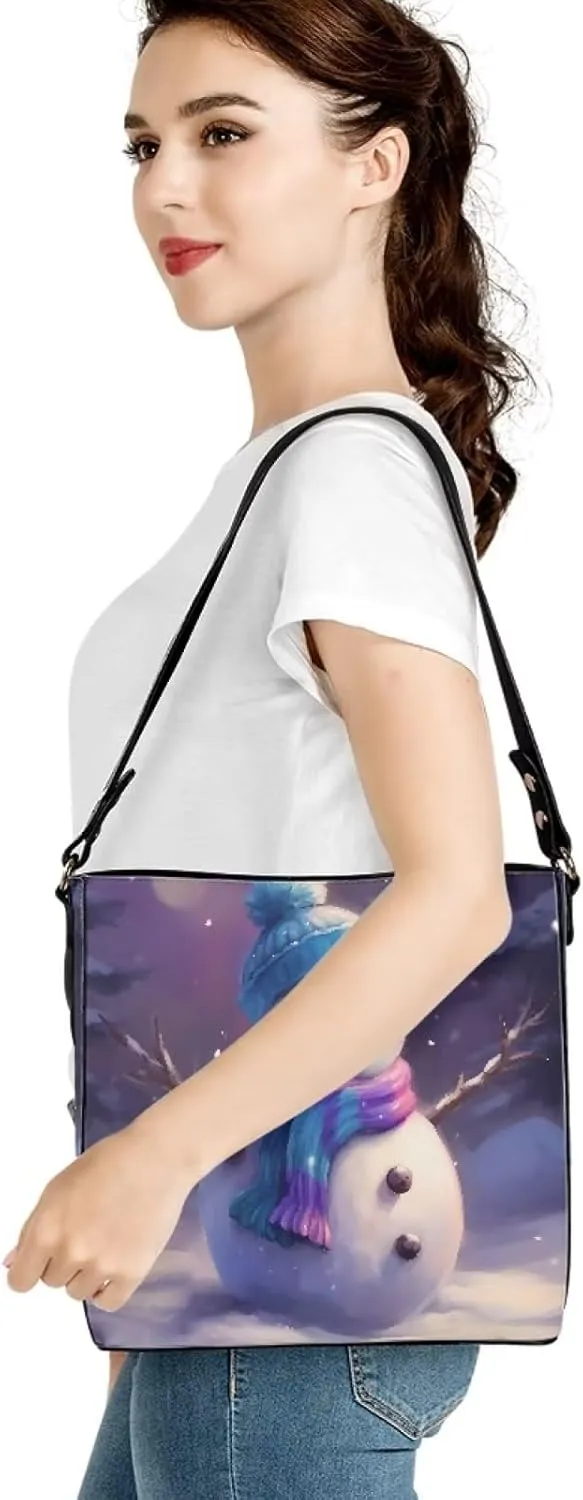 Waterproof Large Capacity Bucket Bags, Messenger Bag Shoulder Hobo Crossbody Bag Casual Colledge Shopping for Women