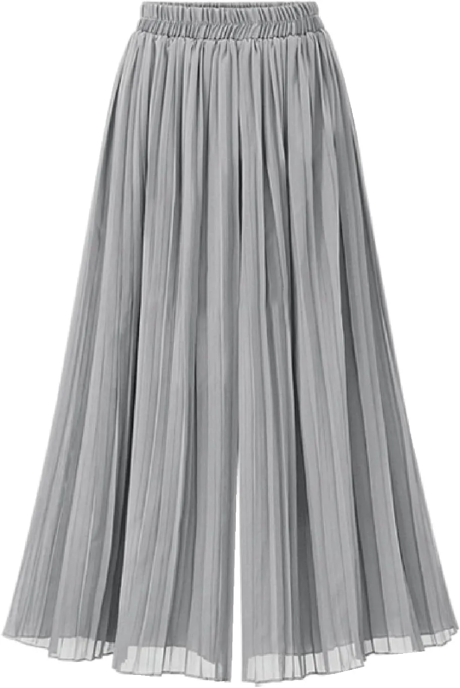 Wide Leg Chiffon Pants for Women High Waist Palazzo Trousers Business Casual Slacks Lounge Harem Trouser with Pocket