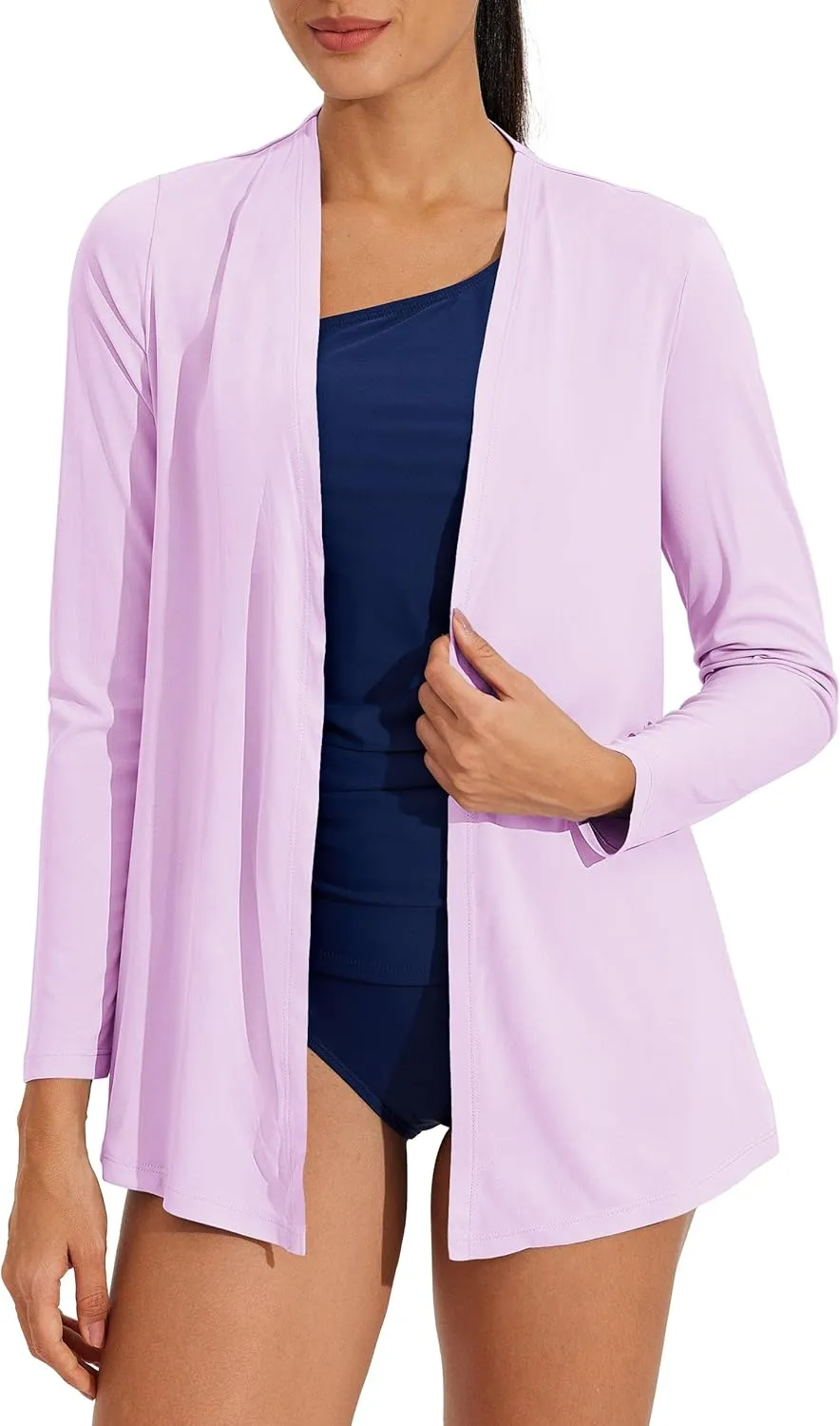Willit Women's UPF 50  Cardigan Sun Shirts Long Sleeve Lightweight Sun Wrap with Pockets SPF UV Quick Dry