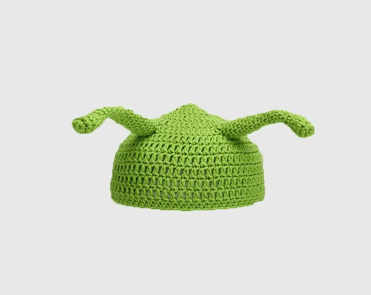 Winter Knitted Devil Hats Halloween Christmas Gifts Warm Monster Knitted Hat