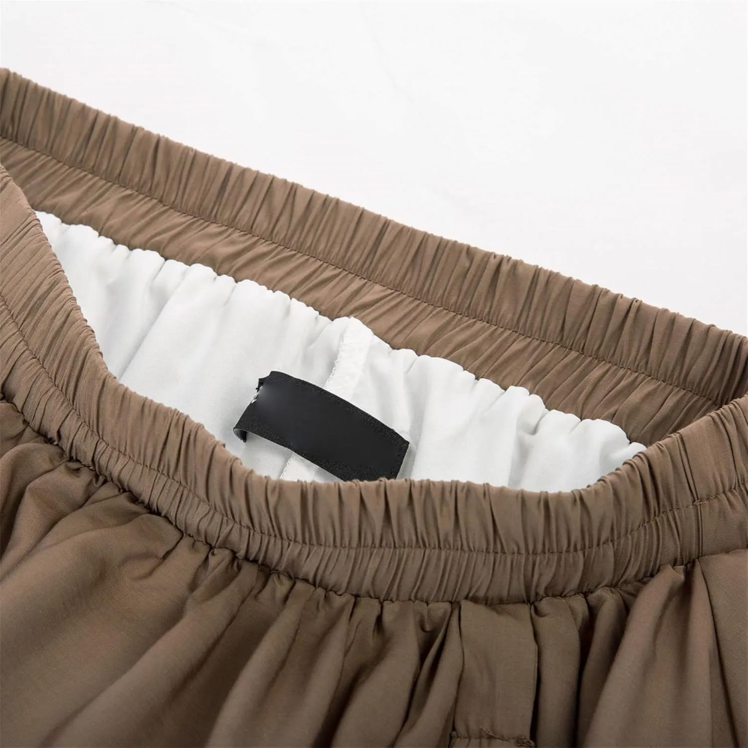 Women's Asymmetrical Split Slit Skirt Ruched Hight Waist Bodycon Midi Skirt Flowy Long Pleated Skirt Dress