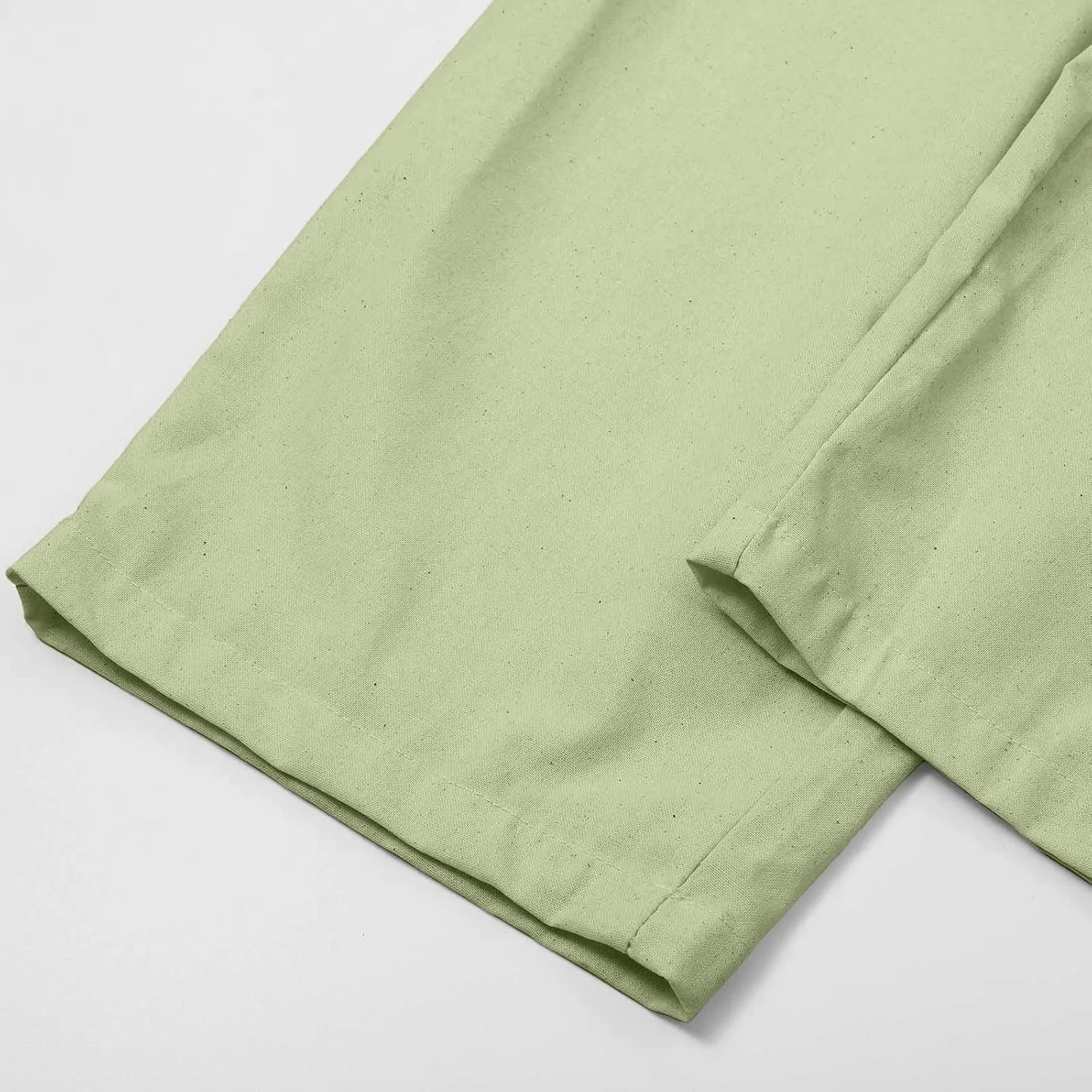 Womens Cotton Linen Pants Casual Summer 2025 Straight Loose High Waisted Drawstring Elastic Pant Beach Daily Trouser