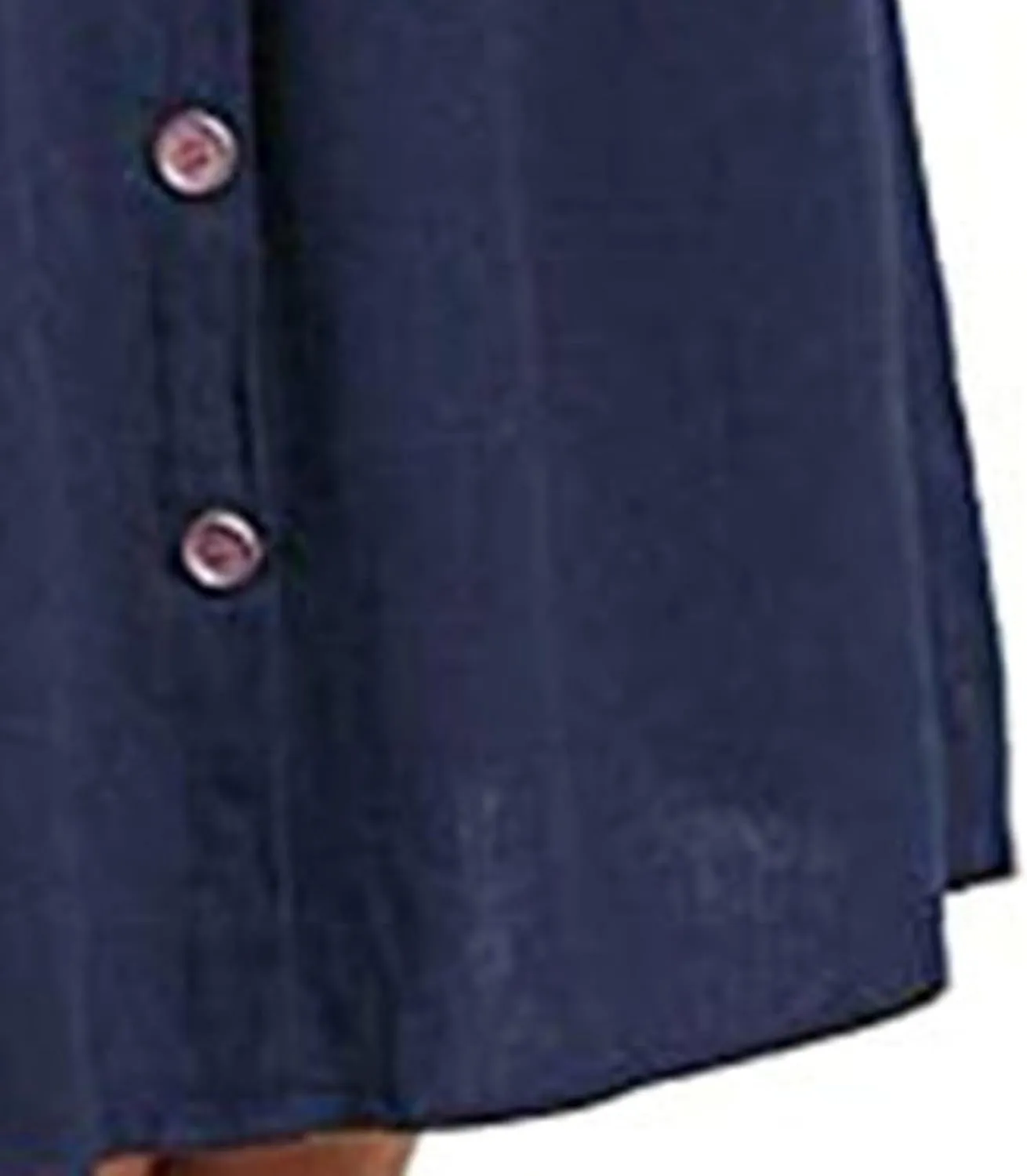 Women's High Waist Midi Skirt Vintage Elastic A-Line Pleated Button Front Skirts Casual Stretchy Skirts with Pockets