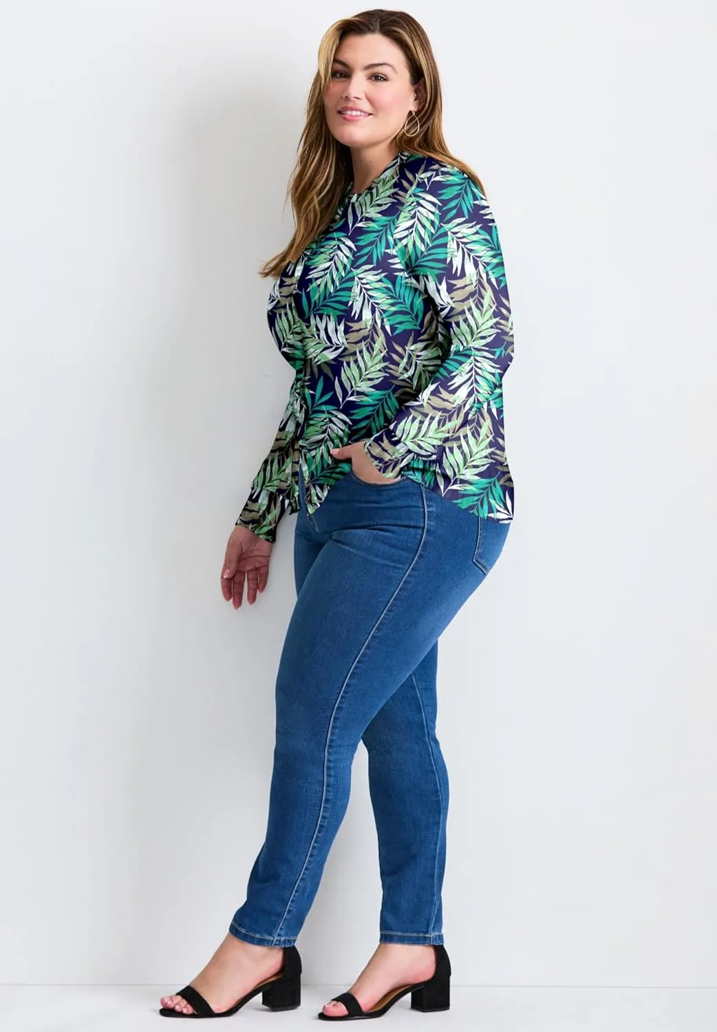 Women's Plus Size Signature Fine Gauge Cardigan