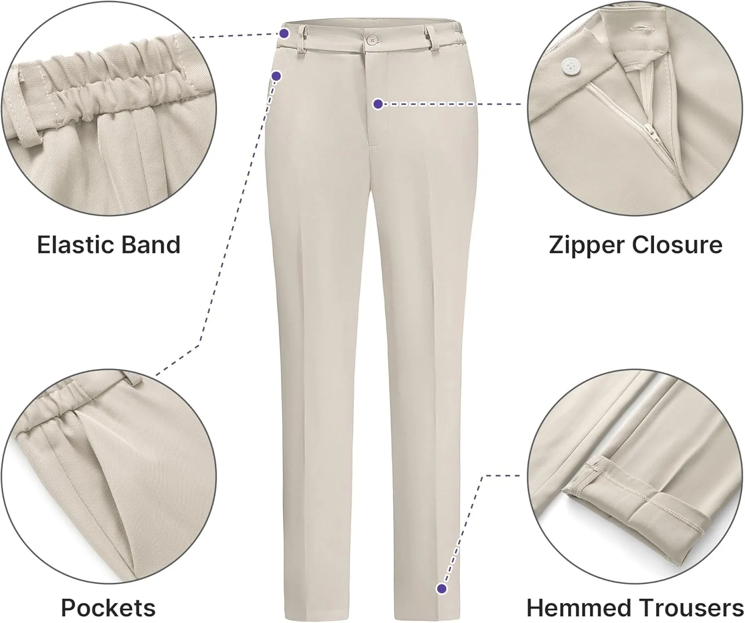 Women's Suiting Pants Suits for Women Dressy Double-Breasted Blazer Business Casual Outfits