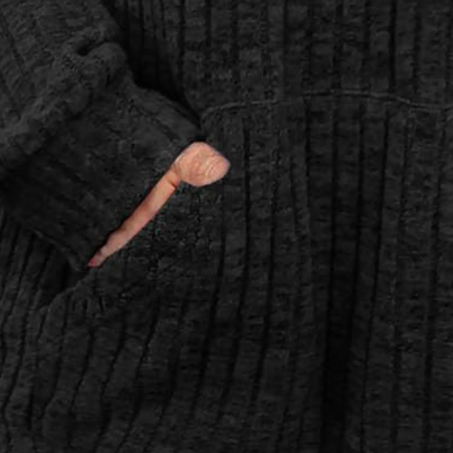 Womens Sweatshirt 2024 Oversized Hoodies Long Sleeve Shirts Kangaroo Pocket Fashion Knit Hoodies Fall Pullover Sweatshirts