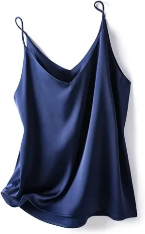 Women's V-Neck Short Inner Top One-Shoulder Camisole