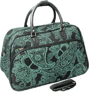 World Traveler Paisley 21-inch Carry-on Shoulder Duffel Bag