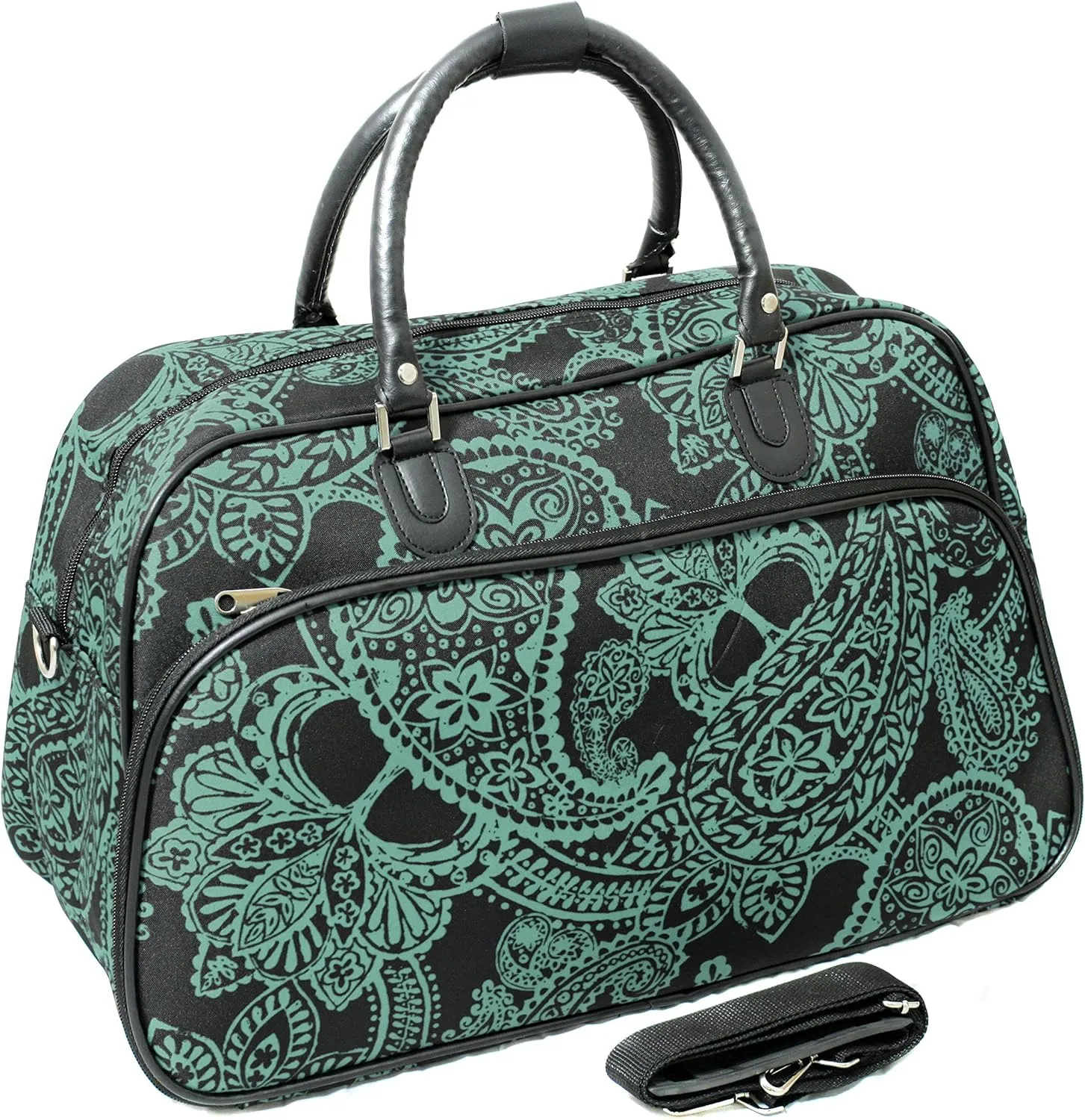 World Traveler Paisley 21-inch Carry-on Shoulder Duffel Bag