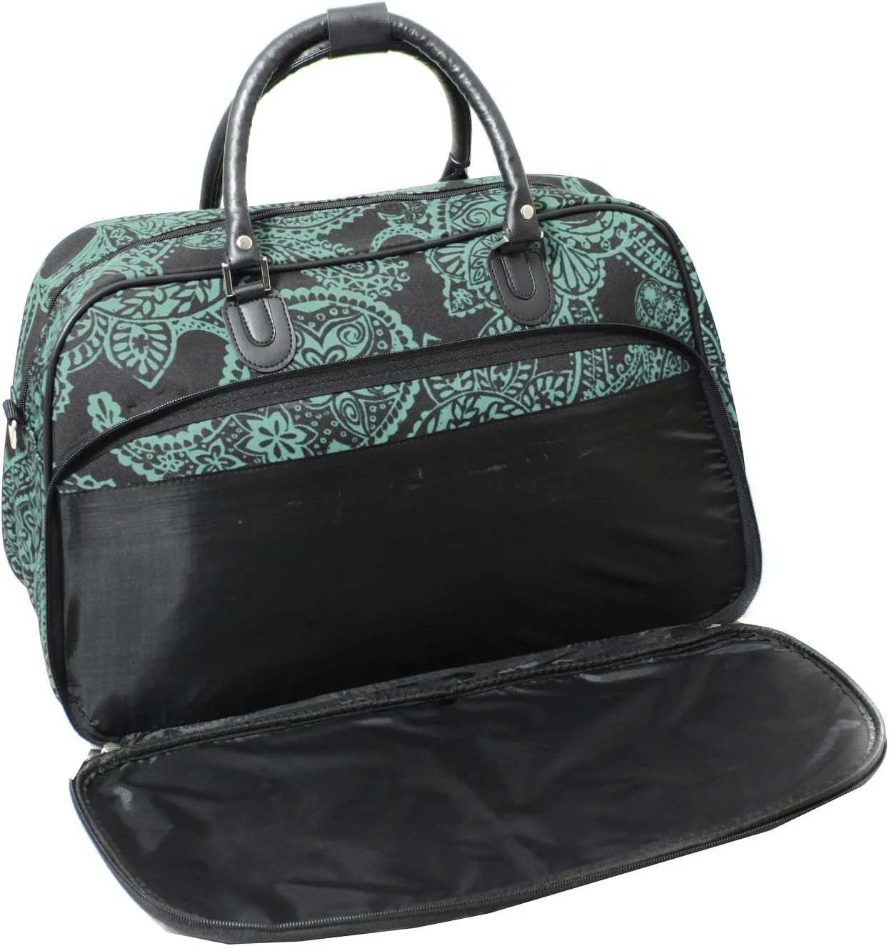 World Traveler Paisley 21-inch Carry-on Shoulder Duffel Bag