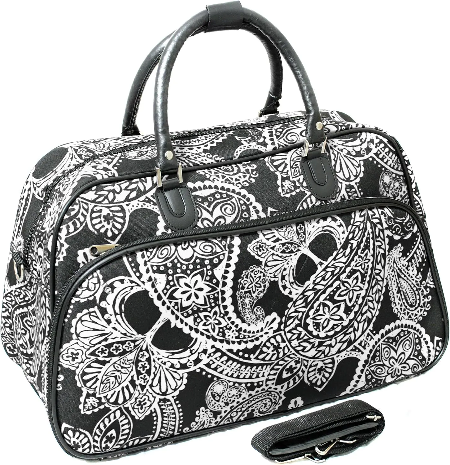 World Traveler Paisley 21-inch Carry-on Shoulder Duffel Bag