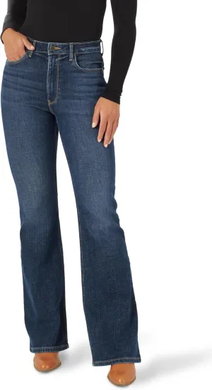 Wrangler Women's High Waisted Fierce Flare Jean