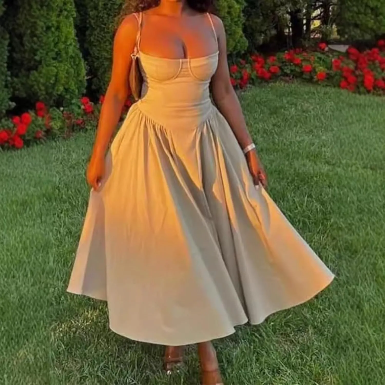 Y2k Dress Dress for Women Slip Dress Corset Dress Maxi Dress Drop Waist Dress Women Casual Dresses Vacation Dress